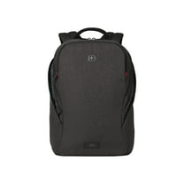 Wenger 16'' Laptop Backpack with Tablet Pocket, Gray, Gray