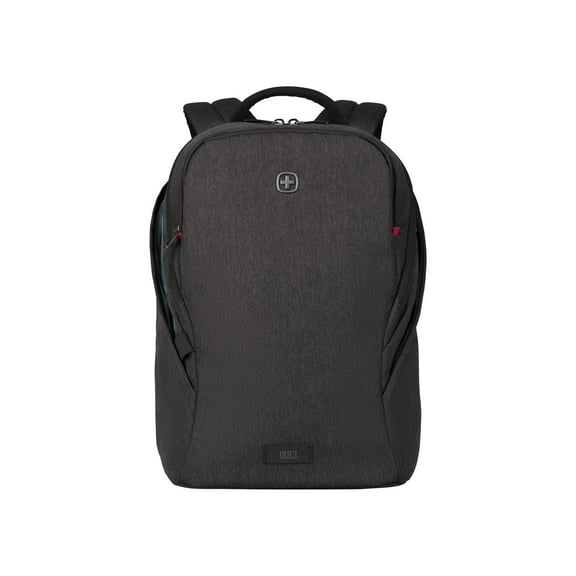 Wenger 16'' Laptop Backpack with Tablet Pocket, Gray, Gray