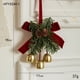 thumbnail image 3 of ２pcs Christmas Bells Christmas Tree Pendants Christmas Bow with Bells Christmas Ornaments Gift Decorations, 3 of 5