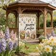 thumbnail image 3 of ddioayh Garden Flag Easter Bunny Egg Printed Outdoor Holiday Decoration Weather Resistant Standard Size For Yard Patio Entryway, 3 of 6