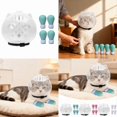 thumbnail image 6 of Pet Supplies Breathable Cat Muzzle for Grooming and Nail Care Transparent Head Cover with Silicone for Safe Indoor Outdoor Use,5.43X5.35X2.56inch,Green, 6 of 9