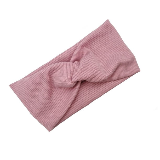 1 UNIDS Primavera Verano Color Sólido Bebé Diadema Niñas Torcido Anudado Suave Elástico Bebé Niña Diademas Accesorios Para el Cabello de Gran Tamaño Tan Jianjun unisex