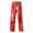 Red, variant on Wyobmus 70s Disco Mens Metallic Shiny Suit Pants Hip-Hop Shinny Trousers Elastic Waist Dance Pants Straight Leg Nightclub Party Pants Blue