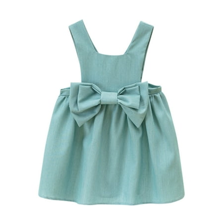 

hibro kids toddler baby girls sleeveless solid bowknot suspender skirt princess dress outfit clothes girls floral dress size 14 fair isle baby girl dress