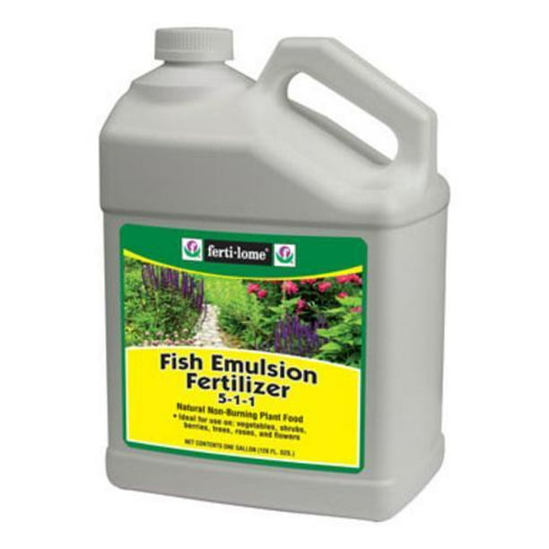 Ferti Lome 10614 Fish Emulsion Fertilizer 1 Gallon 5 1 1 Walmart Com Walmart Com