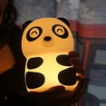 thumbnail image 4 of Bonita luz nocturna de panda, 7 colores cambiantes, sensor táctil LED, luz nocturna para guardería infantil, lámpara de escritorio de silicona con forma de animal, recargable por USB, para el hogar, s, 4 of 4