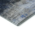 thumbnail image 3 of Addison Rugs Mayfield Premium Machine Washable Transitional Abstract Navy Rectangle Rug, 8' X 10' Machine Washable Transitional Abstract Navy Oversized Sherpa Throw Blanket, 3 of 6
