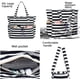 thumbnail image 3 of Bolsa de playa LEDAOU impermeable y resistente a la arena para mujer con bolsillo húmedo, 3 of 9