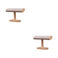thumbnail image 4 of Transemion Wood Bracelet Display Stand | Elegant Large Capacity For Bangles Bracelet Rack Display Rack Storage Rack No Burr Light Grey 2Set, 4 of 6