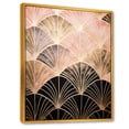 thumbnail image 2 of Designart "Radiance In Rose Gold" Abstract Shapes Floater Framed Wall Art Living Room, 2 of 5