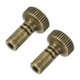 thumbnail image 1 of Uxcell 2Pcs Reemplazo del Botón de Encendido/Apagado de la Lámpara de Latón, Botón de Interruptor de Luz de Bronce, 1 of 6