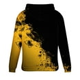 thumbnail image 4 of Penkiiy Unisex Men's and Women's Novelty Hoodies 3D Fashion Digital Print Pullover Hooded Sweatshirts with Pockets Yellow, 4 of 4