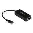 thumbnail image 1 of StarTech.com Adaptateur USB-C vers Ethernet Gigabit - Compatible Thunderbolt 3 - Adaptateur Réseau USB Type C - Adaptateur Ethernet USB C (US1GC301AU) - Adaptateur Réseau - USB-C - Ethernet Gigabit + USB 3.1 Gen 2 - Noir, 1 of 2