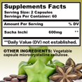 thumbnail image 4 of Sacha Inchi 600 mg: favorece los niveles saludables de colesterol, favorece la salud del corazón, el cerebro y los ojos y refuerza la inmunidad - 120 s, 4 of 5