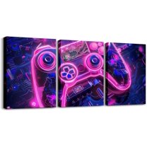 Hieng Kids Dirt Bike Picture Wall Decor Racing Motocross Rider Wall Painting Prints Motorcycle Canvas Wall Hieng Living Room Bedroom Boys Girls Extreme Sports Teens Bathroom Wall