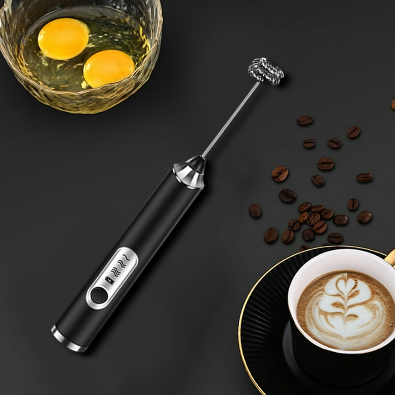 Powerful Electric Milk Frother Handheld Foam Maker for Lattes - Whisk Drink  Mixer for Coffee, Mini Foamer for Cappuccino, Frappe, Matcha, Hot Chocolate