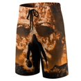 thumbnail image 2 of Michael Myers Halloween Children's Swim Trunks Printed Beach Board Shorts Quick Dry Swimwear Casual Swimming Shorts XS, 2 of 7