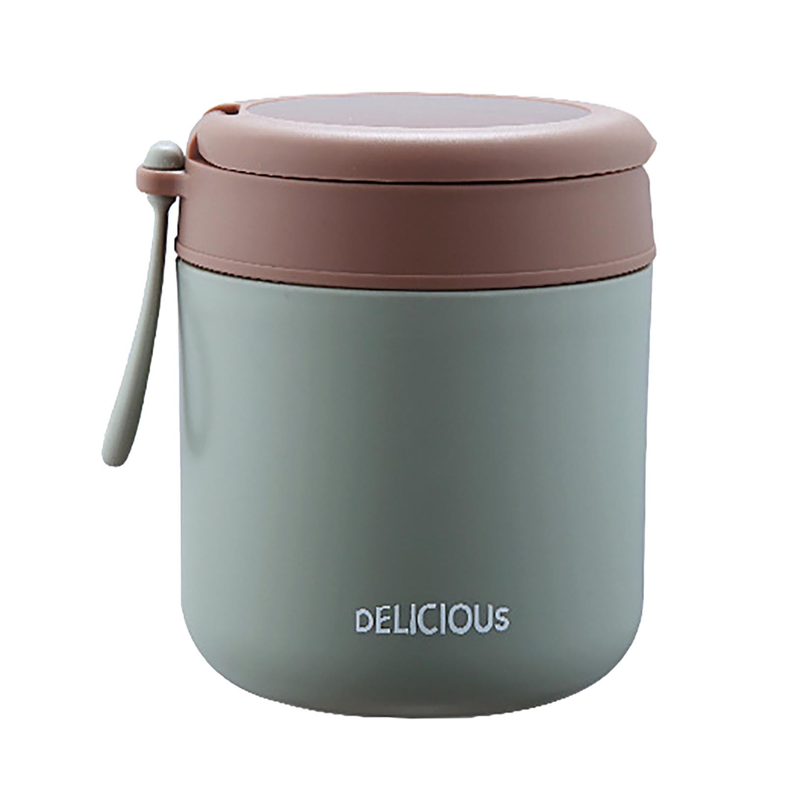 Hot Food Flask Stainless Steel Lunch Box Thermos Vacuum Insulated Trave  Portable