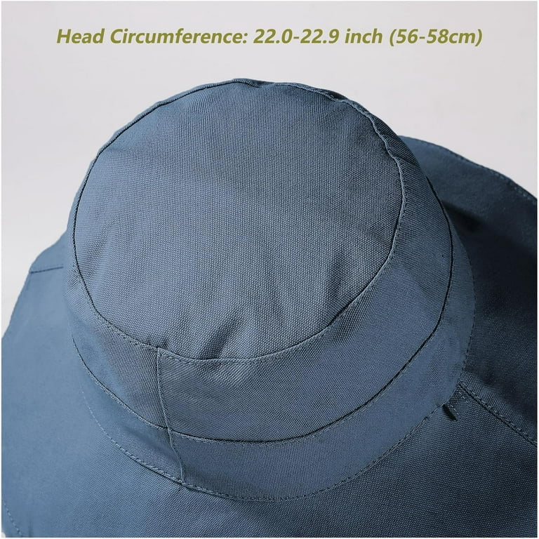 Womens Sun Hats Wide Brim Reversible Bucket Cotton Hat  display picture 1