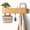 Oak, variant on Coat Rack Wall Mount with Shelf 4 Hidden Hooks Modern Wooden Key Holder Entryway Organizer for Hallway Bedroom Bathroom Home Decor Storage for Hanging Coats Hats Bags Towels
