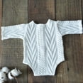 thumbnail image 6 of Warm Knitting Clothes Photo Props for 0-2Month Baby Unisex Photography Romper Costume Photoshooting Accessory, 6 of 8