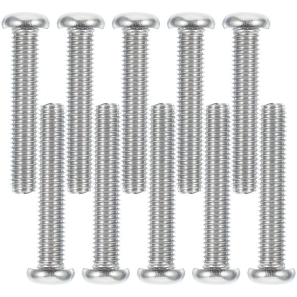 10pcs Cross Recessed Pan Head Screws Stainless Steel Screws TV Mounting Screws M8x45mm