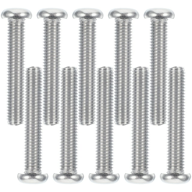 Miangastore Vis Argent 10 Pcs 1.89x0.47x0.20 Po Tête de Poêle pour Installation Intérieure