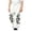 White, variant on Y2k Baggy Sweatpants Boy and Girls Gothic Graphic Elastic Waist Wide Leg Track Pants Drawstring Athletic Joggers with Pockets