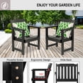 thumbnail image 3 of FURNDOOR Wood Outdoor Patio Dining Chair - Set of 2, Black, 3 of 7