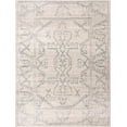 thumbnail image 3 of Hauteloom Pertek Vintage Traditional Living Room Bedroom Dining Room Area Rug - Bohemian Boho Carpet - Moroccan Farmhouse - Beige, Cream, Blue - 2' x 3', 3 of 14