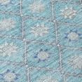 thumbnail image 2 of Dalyn Rugs Machine Washable Indoor/Outdoor Chantille Teal 3' x 5' Rug, 2 of 9