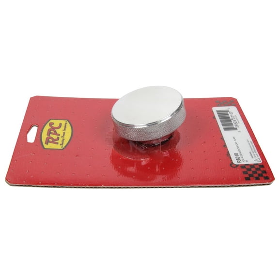 Racing Power Co-Packaged Polished Aluminum Radiator Cap Plain