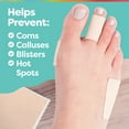 thumbnail image 3 of Zentoes Moleskin Blister Prevention Sheets for Toes and Heels, Self-Adhesive, 4 Sheets, Beige, 3 of 7