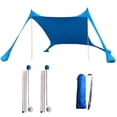 thumbnail image 4 of Grande Beach Carpa portátil Toldo de lona para acampar al aire libre Cola Beach Sun Shade Canopy Pop Up, 4 of 8