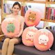thumbnail image 2 of animal cartoon corner bio pillow cute fruit cartoon plush toy stuffed cute kid birthday gift strawberry bunny heqiyong LED, 2 of 2