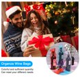 thumbnail image 6 of Organza Wine Bags, 12Pack 14.5 x 5.5 In Rose Red Sheer Mesh Wine Wrapping Bags With Drawstring Display Pouches, 6 of 6