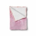 thumbnail image 2 of Pale Pink Soft Flannel Fleece Throw Blanket, Rose Petals in Soft Pastel Tones Romantic Bridal Floral Valentines Graphic Artwork, Cozy Plush for Indoor and Outdoor Use, 60" x 80", Coral, by Ambesonne, 2 of 6