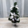 thumbnail image 4 of Desktop Christmas tree 30 cm (Silver), 4 of 5