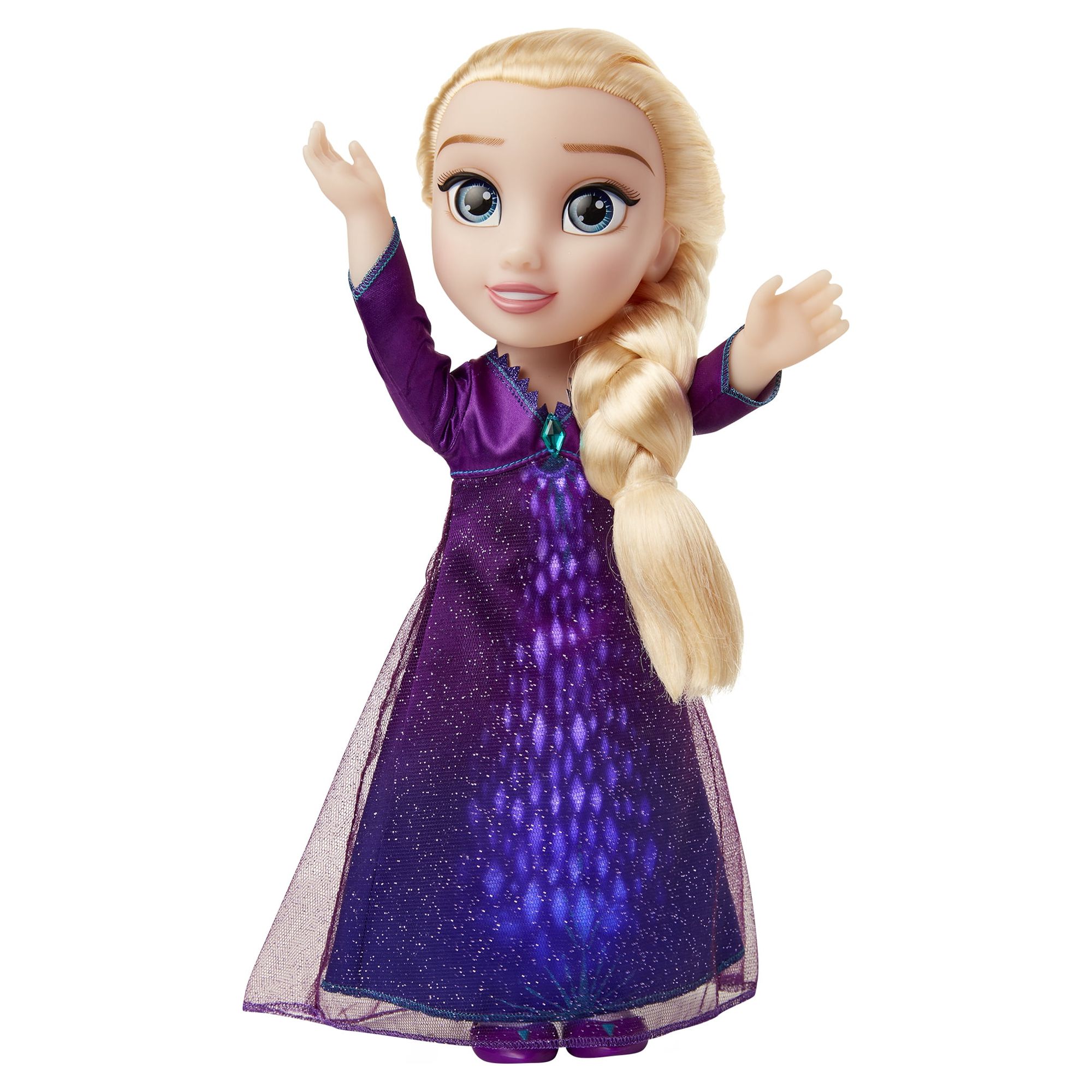 Disney Frozen 207031-V1 2 Elsa Musical Doll Sings Into the Unknown, Features 14 Film Phrases, 14" - image 3 of 10