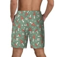 thumbnail image 4 of Balery Retro Hippie Groovy Mushroom Mens Swim Trunks Swim Shorts for Men Quick Dry Inseam Beach Shorts with Compression Liner Pocket-Medium, 4 of 9