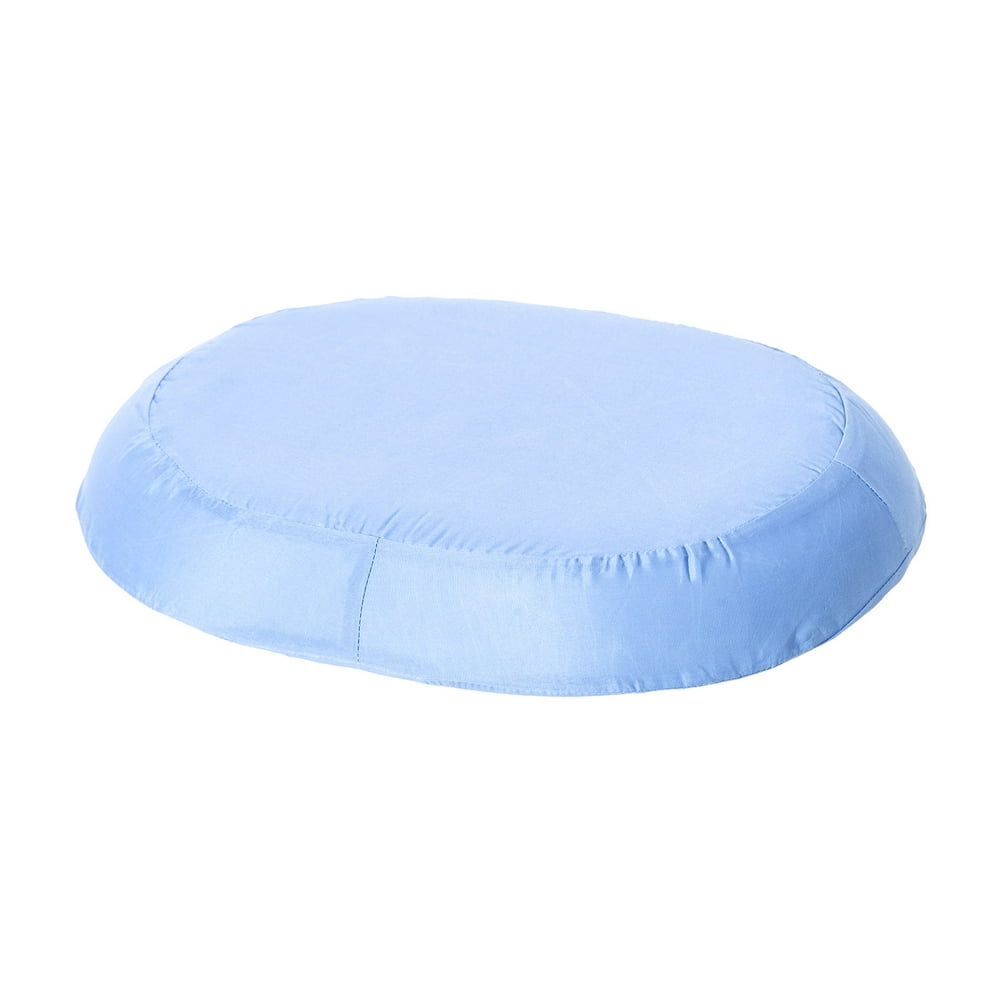 Essential Medical Supply 18" Molded Donut Cushion with Blue Cover