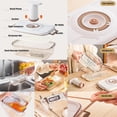 thumbnail image 5 of Recipientes sellados al vacío - Marina y mantiene los alimentos frescos con dial de tiempo, sin BPA, juego de 2 piezas (5.1CPU+8.9CPU rectangular), 5 of 5