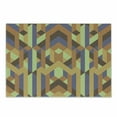 thumbnail image 1 of Earth Tones Cutting Board, Geometric Pattern with Retro Style Inspired by Intricacy of Gothic Era, Decorative Tempered Glass Cutting and Serving Board, Small Size, Multicolor, by Ambesonne, 1 of 1