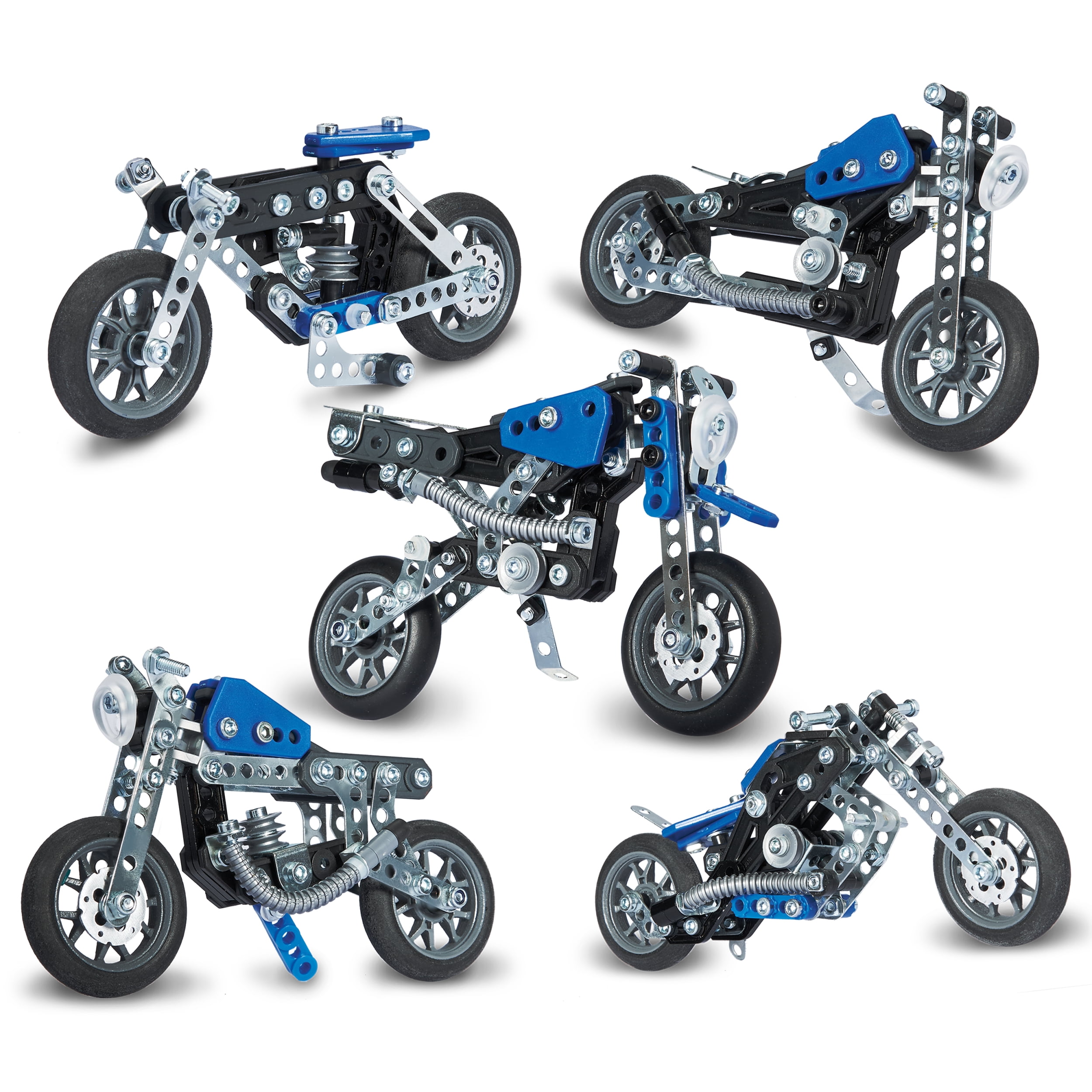  Meccano Erector Roadster - Kit de construcción 5 en 1, 174  piezas, juguete educativo de ingeniería STEM para edades de 8 años en  adelante : Juguetes y Juegos