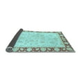thumbnail image 2 of Ahgly Company Indoor Rectangle Oriental Light Blue Traditional Area Rugs, 6' x 9', 2 of 4