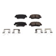 thumbnail image 1 of Power Stop Brake Pad 17-1839 Z17 Evolution; FMSI Number D1839; Ceramic Brake Pads; Set Of 4; With Premium Stainless Steel Hardware, 1 of 4