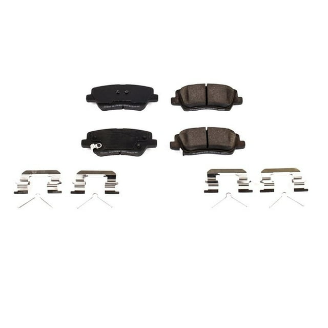 Power Stop Brake Pad 17-1839 Z17 Evolution; FMSI Number D1839; Ceramic Brake Pads; Set Of 4; With Premium Stainless Steel Hardware