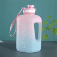 thumbnail image 6 of Large Capacity Water Jug under $5! CQCYD Sports Water Bottle Portable Outdoor Tote Rope Big Belly Cup Leak Proof Durable Plastic for Travel Gym Hiking Camping, 6 of 6