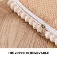 thumbnail image 3 of Cojín de asiento suave antideslizante, cojín de silla extraíble lavable, cojín para silla de cocina con lazos, 3 of 5