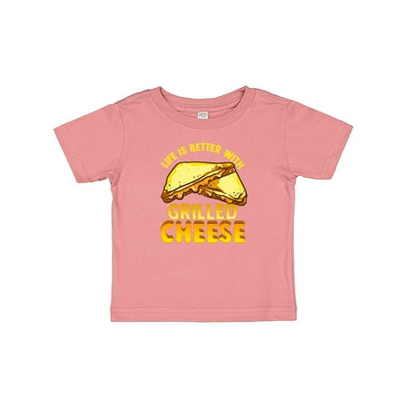 

Inktastic Life is Better with Grilled Cheese Gift Baby Boy or Baby Girl T-Shirt